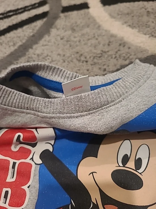Disney Junior Mickey Mouse Toddler Sweatshirt Size 2T GrayGraphic Print Pullover - Picture 5 of 10